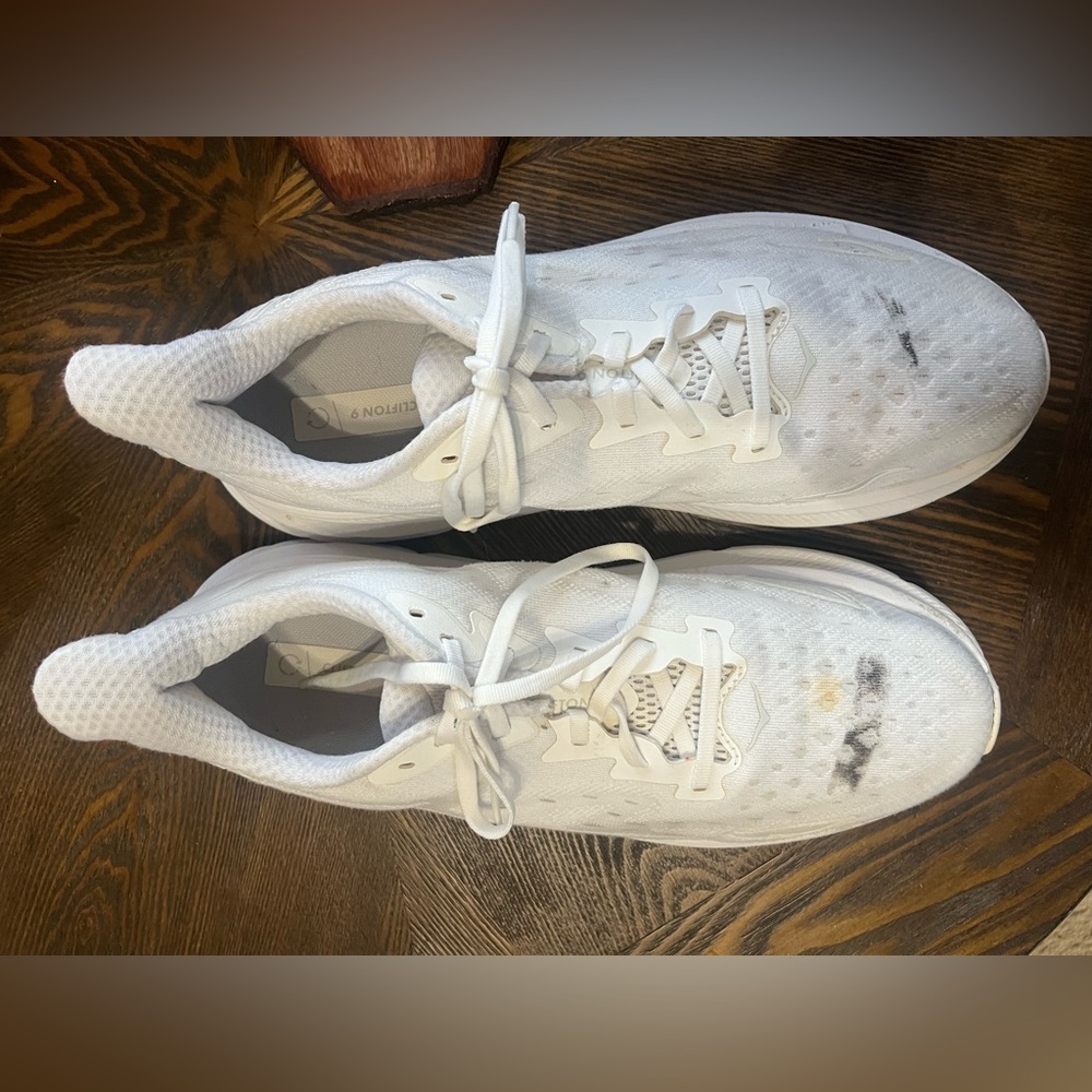 Hoka White Running Shoes